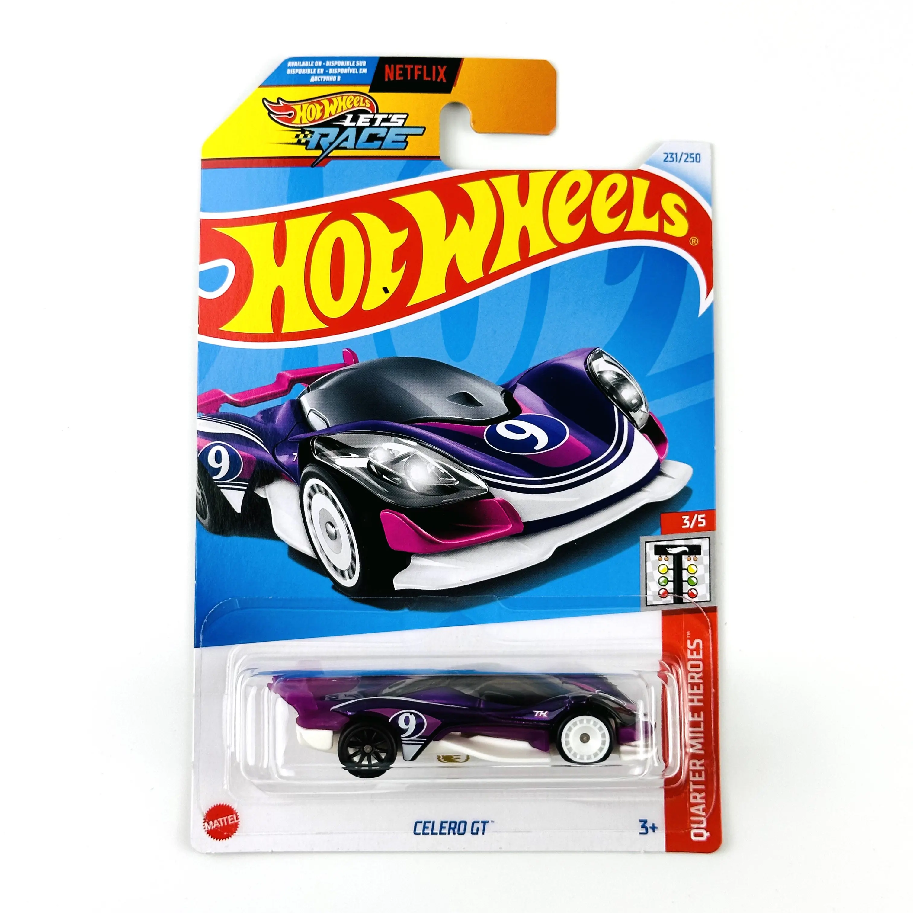 2024-231 Super treasure hunt Hot Wheels Cars CELERO GT 1/64 Metal Diecast Model Collection Toy Vehicles