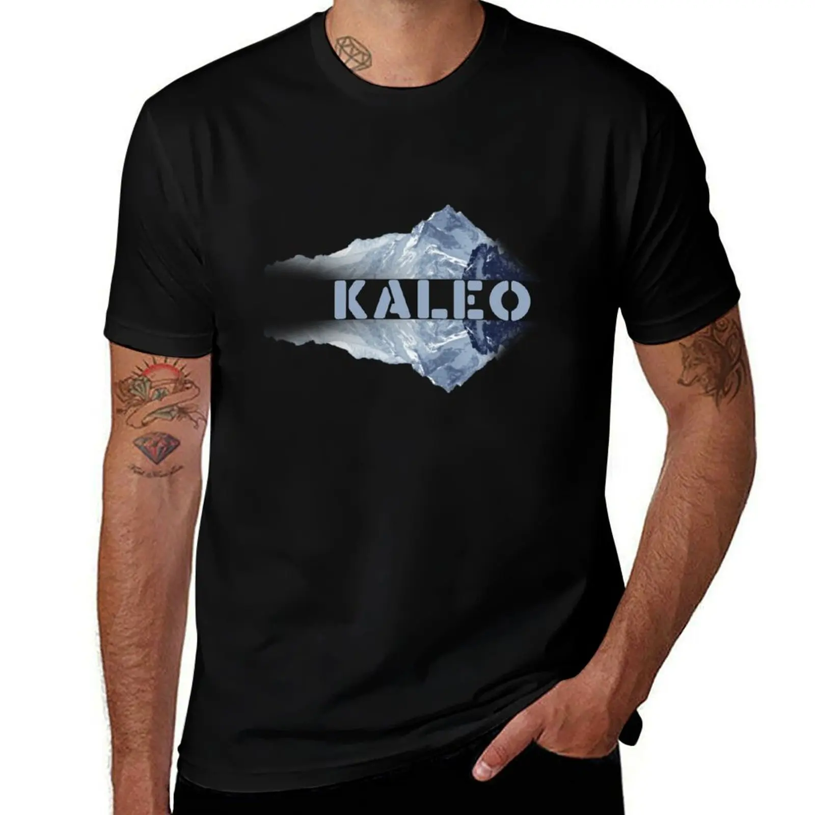 Пуловер с эскизом Kaleo, футболка, забавные футболки, забавная рубашка, хлопковая мужская одежда, простые белые футболки для мужчин
