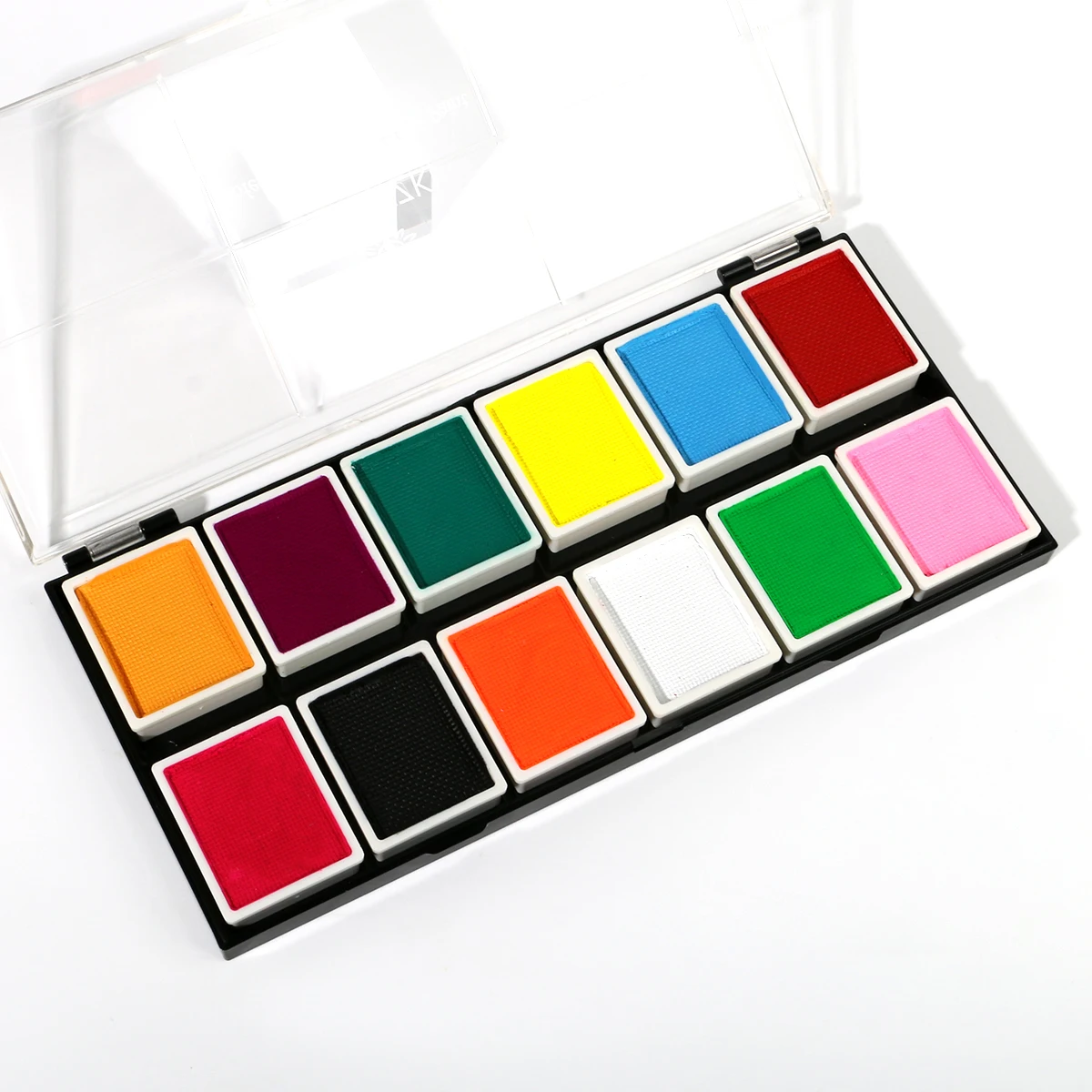 Bowitzki Professional Neon Face Paint e Body Paint 5 colori fluorescenti 7 colori opachi Pittura per il viso per trucco di Halloween