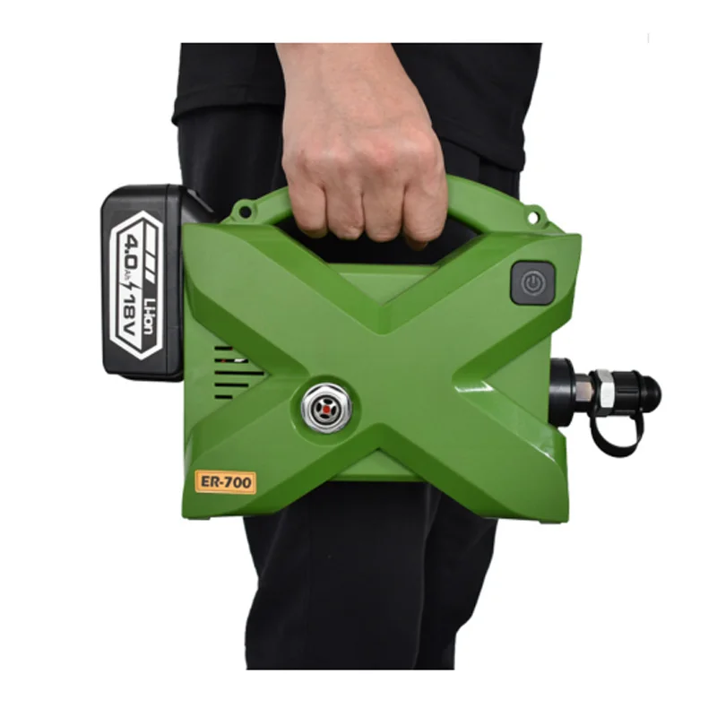 Batteria al litio Pompa idraulica ultra piccola 70 Trilioni di pressione Pa adatta per lavori all'aperto con controllo dell'interruttore remoto