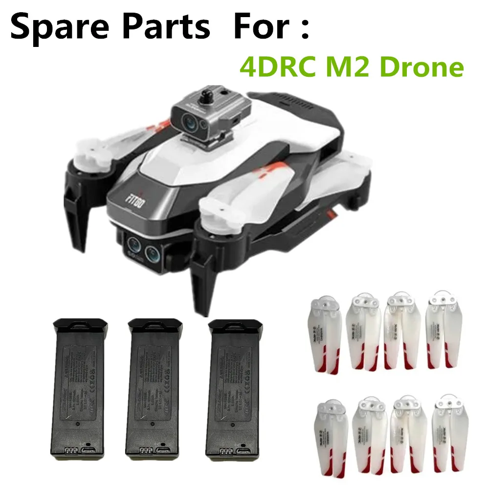 4DRC M2 Drone Battery / Propeller Maple Leaf / For 4DRC M2 Drone 4D-M2 Drone Spare Parts M2 Batteries