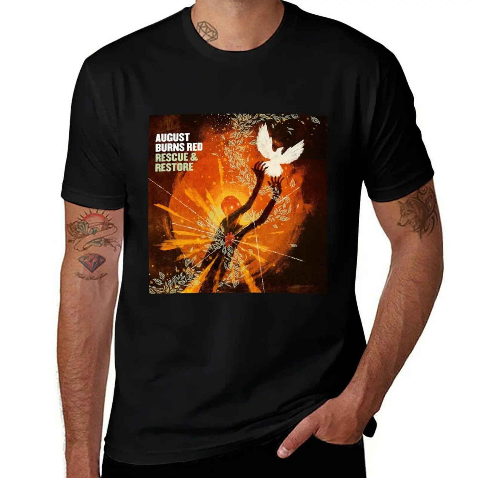 

Rescue restore T-Shirt t shirt man casual cotton t shirts man 100% T-Shirt