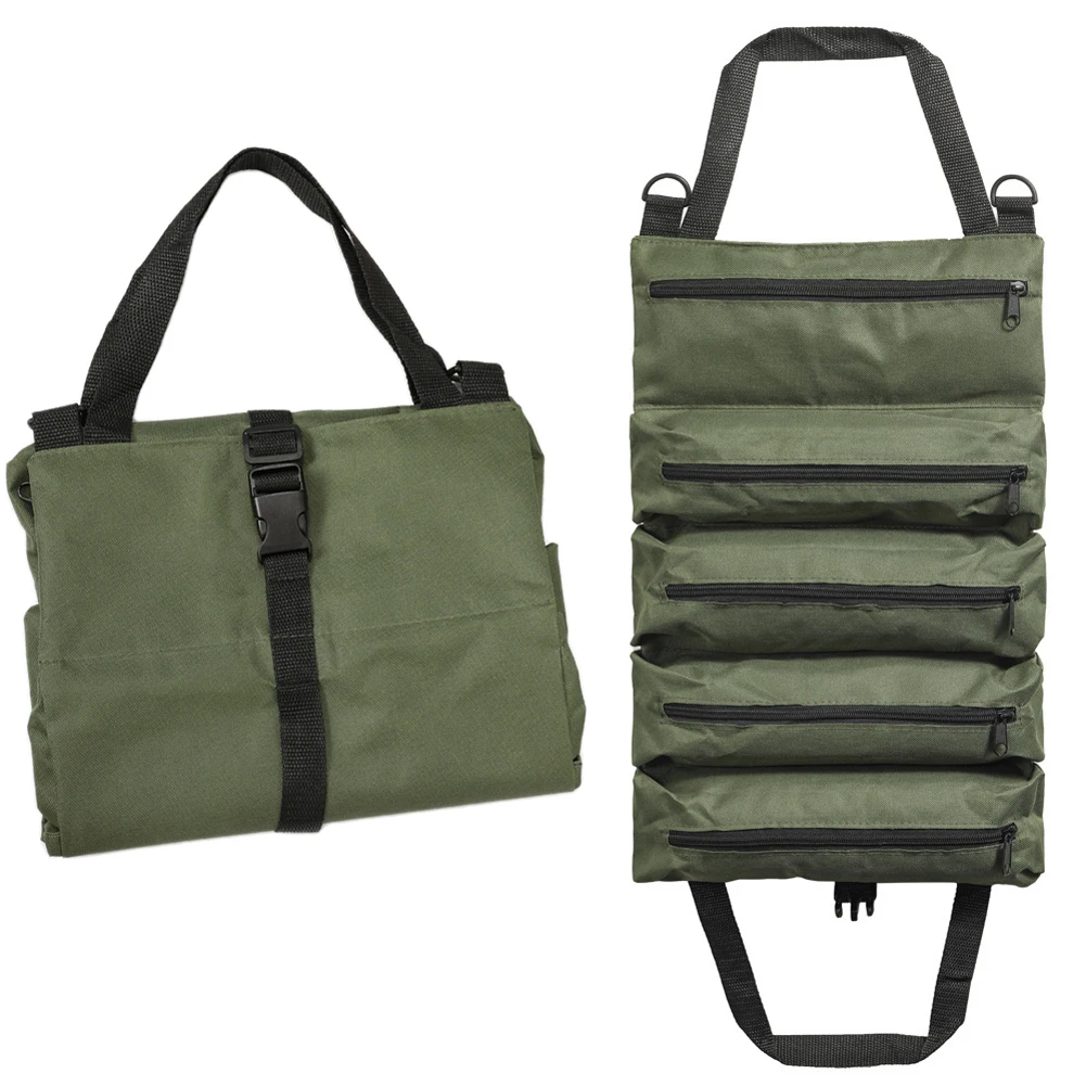 

Tool Roll Organizer with Ample Space Designed for Mechanics and DIY Lovers Made from Tough Waterproof Oxford Cloth