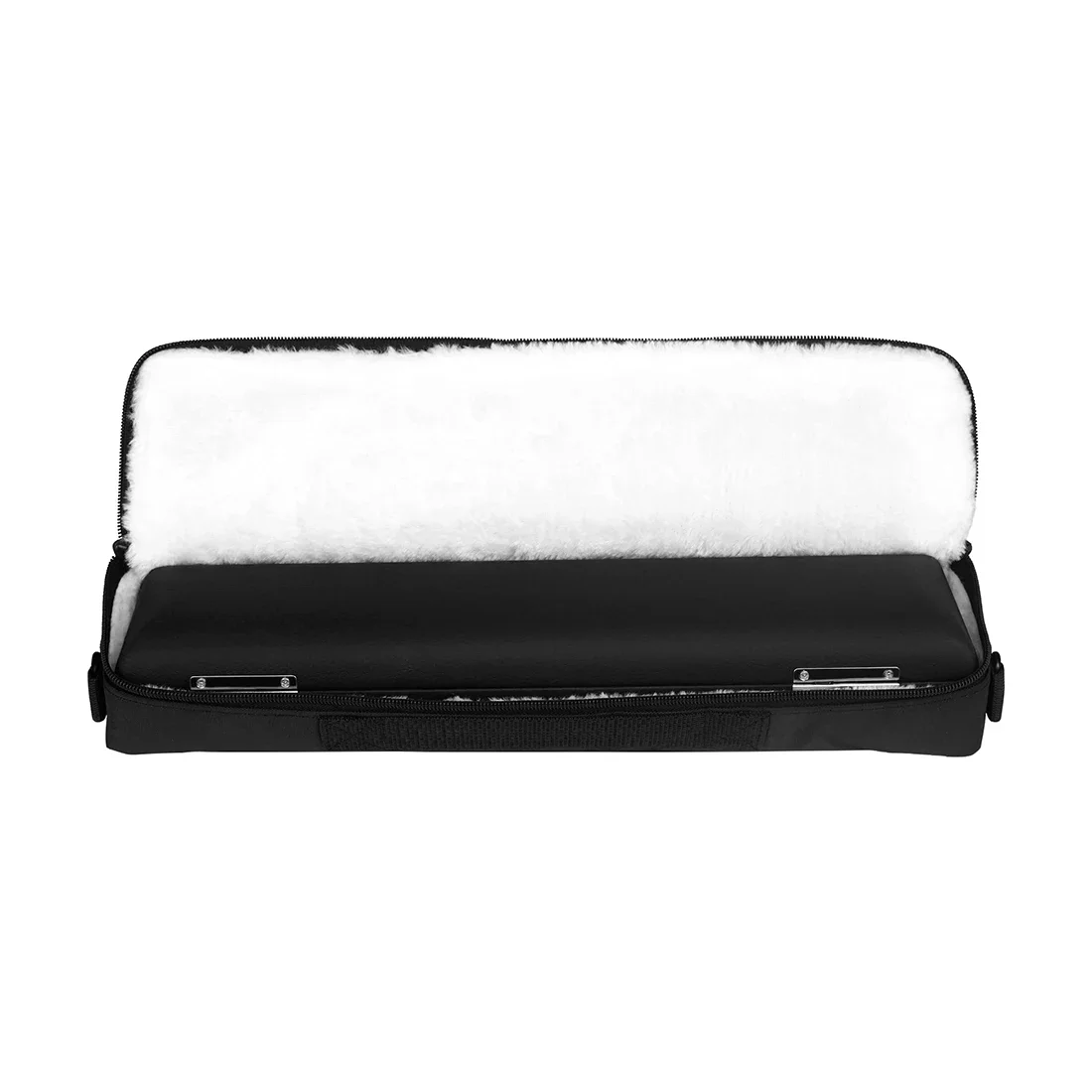 16 Hole Flute Storage Box Case Set Portable Black Leather Box With Blue Lining Handbag Woodwind Instrument Parts Accessories