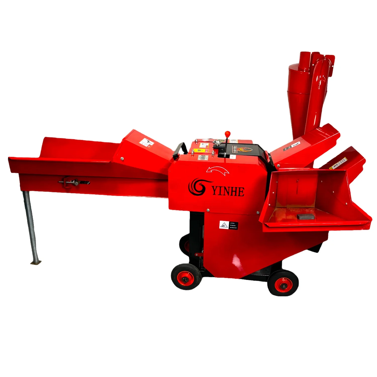 Livestock feed processing machine grass cutting crushing hay straw forage chopper chaff cutter machine for animal feed 5.5 t/h