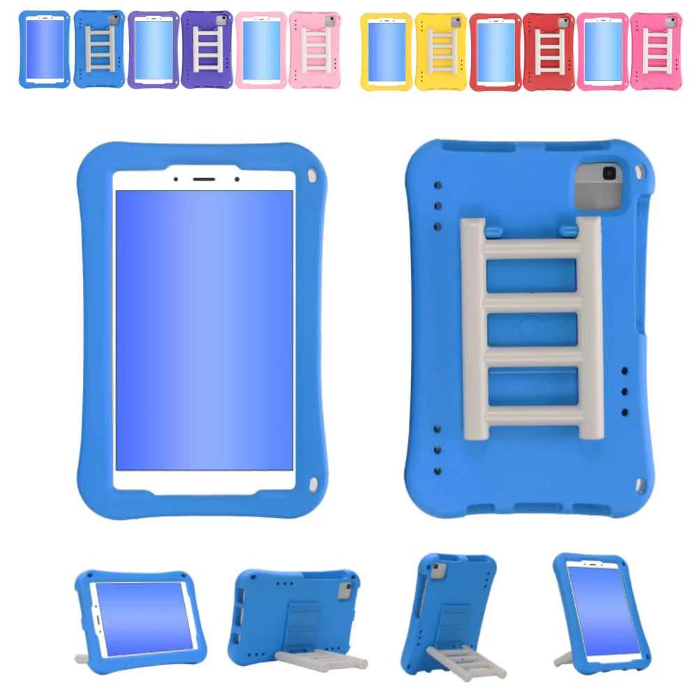 EVA Kids Case for Huawei MediaPad M5 M3 8.4 inch Stair Brackets Cute Cartoon Shockproof Cover for M3 Lite T3 8.0