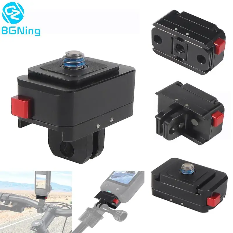 لوحة صغيرة سريعة الإصدار محول ثلاثي القوائم مغناطيسي حامل الحذاء البارد لـ Insta360 X5 ACE PRO GoPro Action Camera مجموعة نظام QR السريع