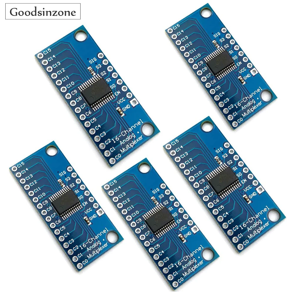 

5Pcs/Lot 16CH Analog Digital Multiplexer Breakout Board Module CD74HC4067 CMOS Precise Module For Arduino