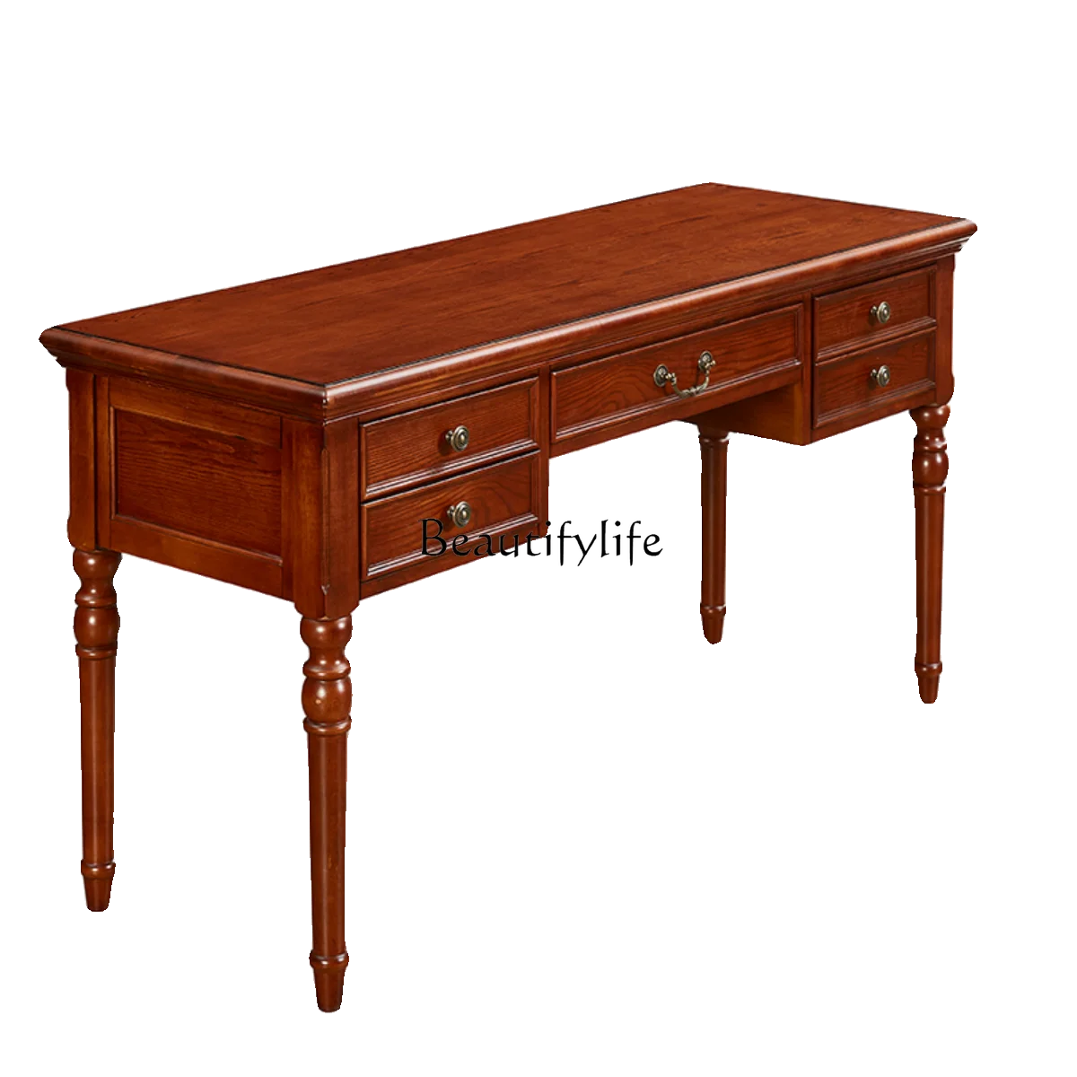 

American solid wood desk simple computer desk bedroom 1.2 writing desk student home