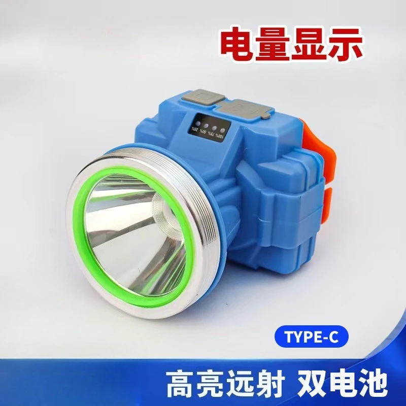 

LED Headlamp Rechargeable Waterproof Super Bright Aluminum Alloy Plastic for Outdoor Fishing