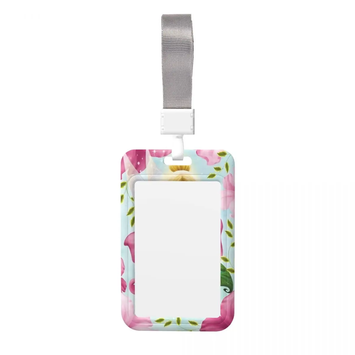 Custom Neck Lanyard Card Holder - alternate angle