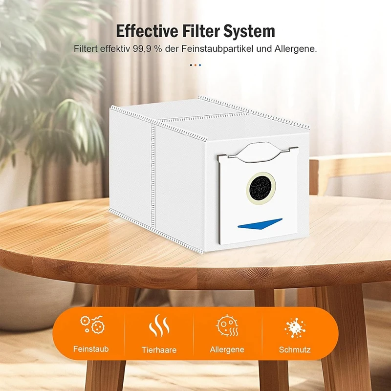 JDZD-أكياس الغبار ل Ecovacs Deebot N30 Pro Omni جهاز آلي لتنظيف الأتربة أكياس استبدال أجزاء الملحقات