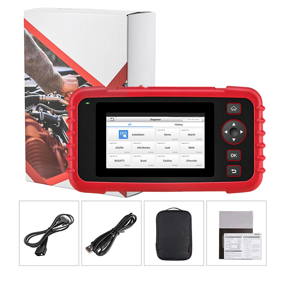 X431 CRP123X Car OBD2 Diagnostic Tools Obd2 Scanner Engine ABS SRS AT Code Reader Free Update Automotive Tools