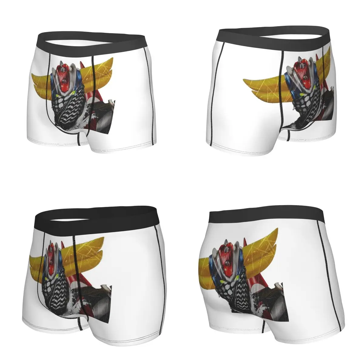 Calzoncillos tipo bóxer, pantalones cortos Grendizer, ropa interior ventilada para hombre, regalos para novio