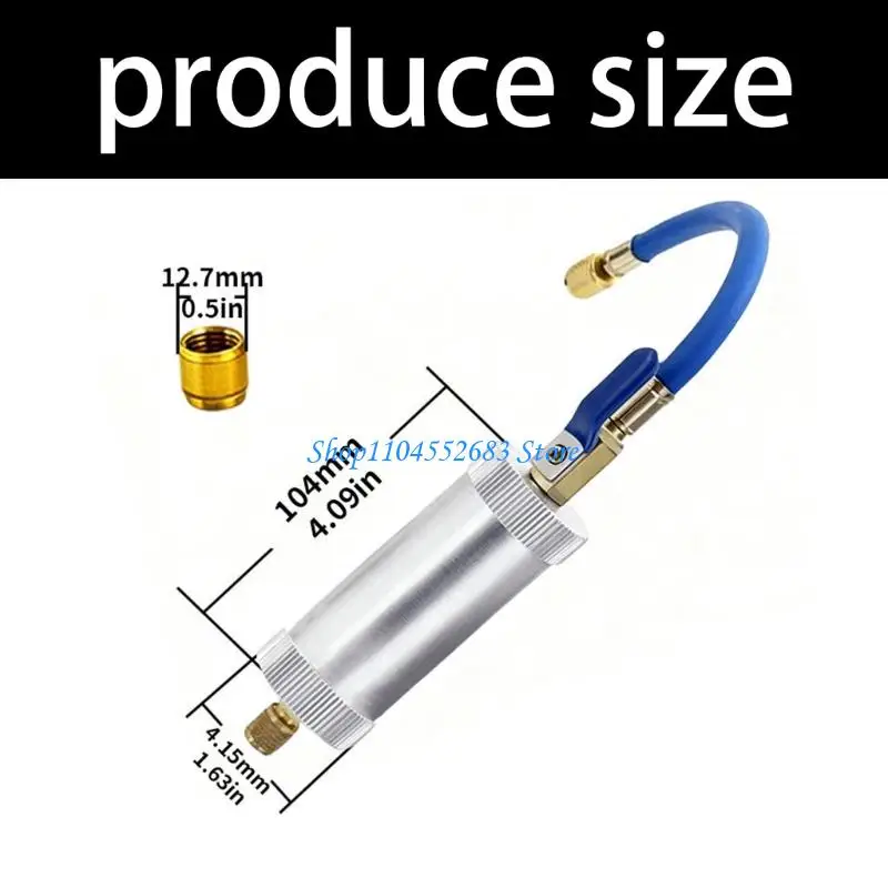 Multipurpose AC Oil And Dye Injector Set For Refrigerants Maintenance And Repair 