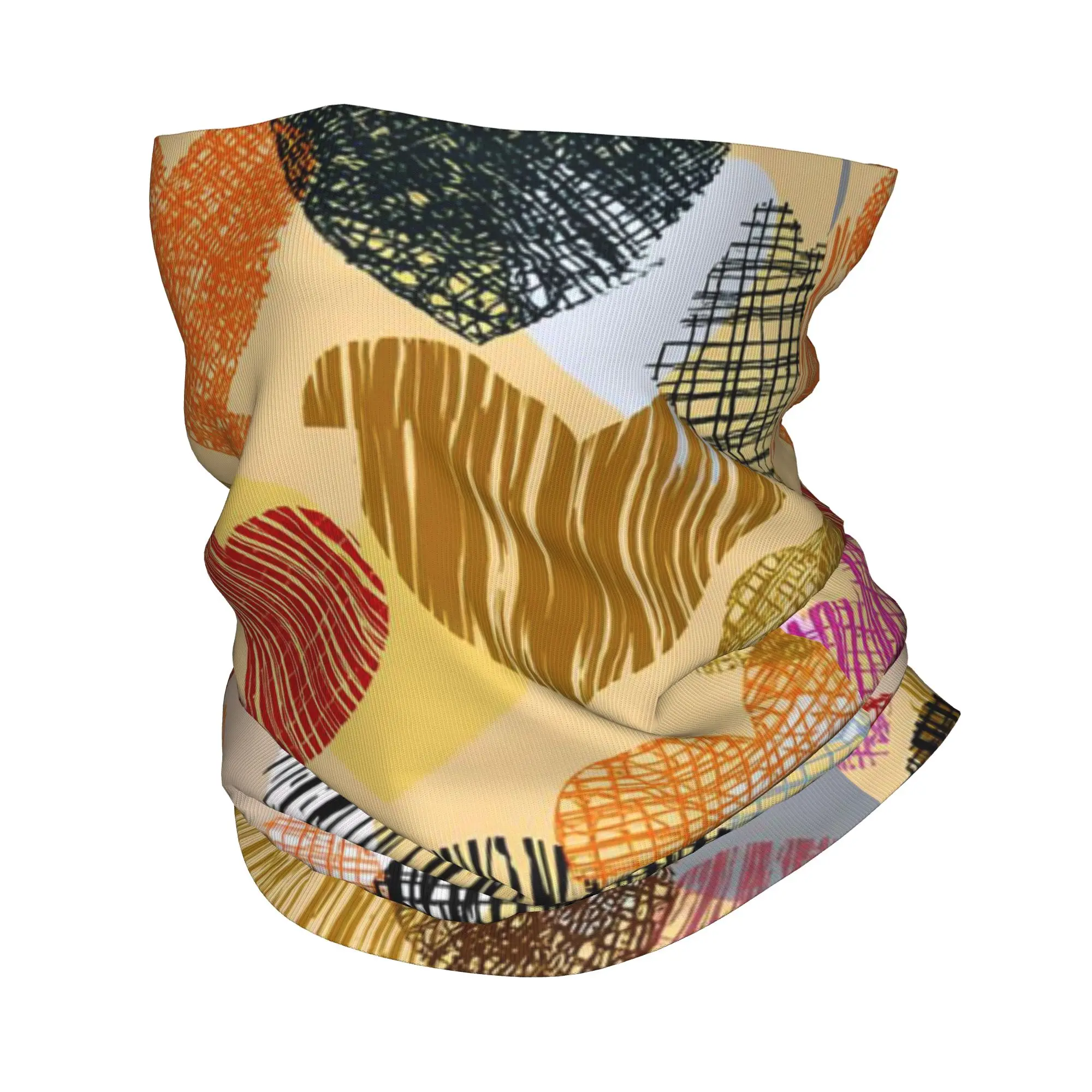 

Hearts Bandana Neck Cover Printed Wrap Scarf Warm Balaclava Riding Unisex Adult