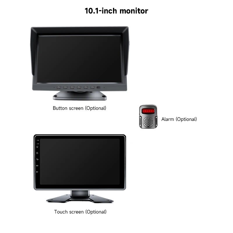 10,36 Polegadas 6CH Truck Monitor DVR Gravador de Vídeo ADAS BSD AI Sistema de Câmera para Reboque Pesado