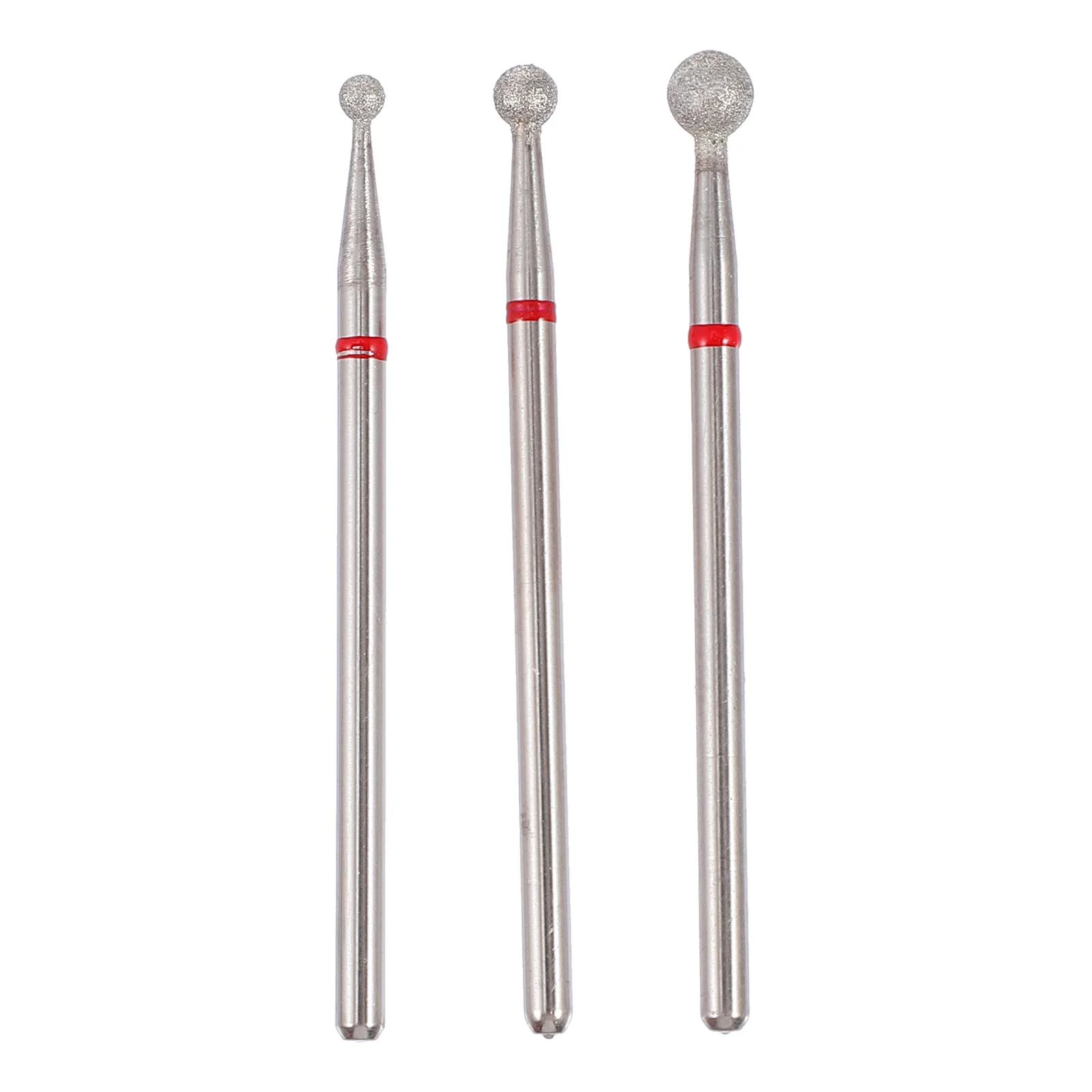 3 stks slijpkoppen manicure boren elektrische nagelschuurmachine voor verwijdering van dode huid lichtgewicht duurzaam polijstgereedschap nagelkunst