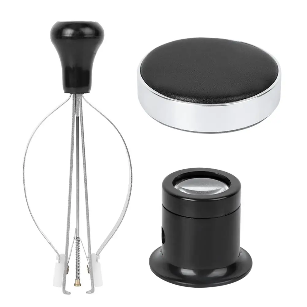 

Универсальный набор инструментов для ремонта часов с плунжерным съемником подъемника лупы для часовщиков