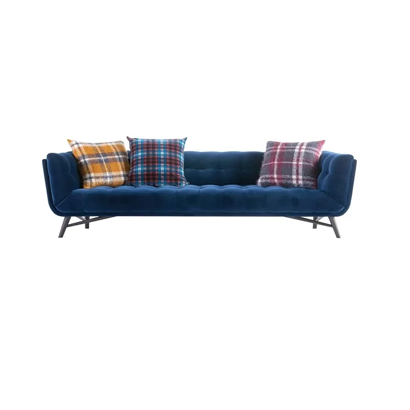 

-xx Italian Postmodern Minimalist Factory Direct Selling Furniture Luxury Large Villa Three Person Sofamodern Sofa&