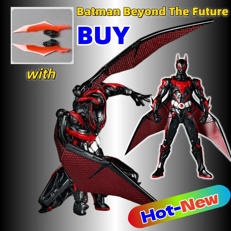 

Новая горячая новинка: Фигурка Бэтмена из серии Revoltech Yamaguchi от Kaiyodo, по мотивам аниме «Бэтмен: За гранью будущего», с бонусным предметом, модель-статуэтка, игрушка.