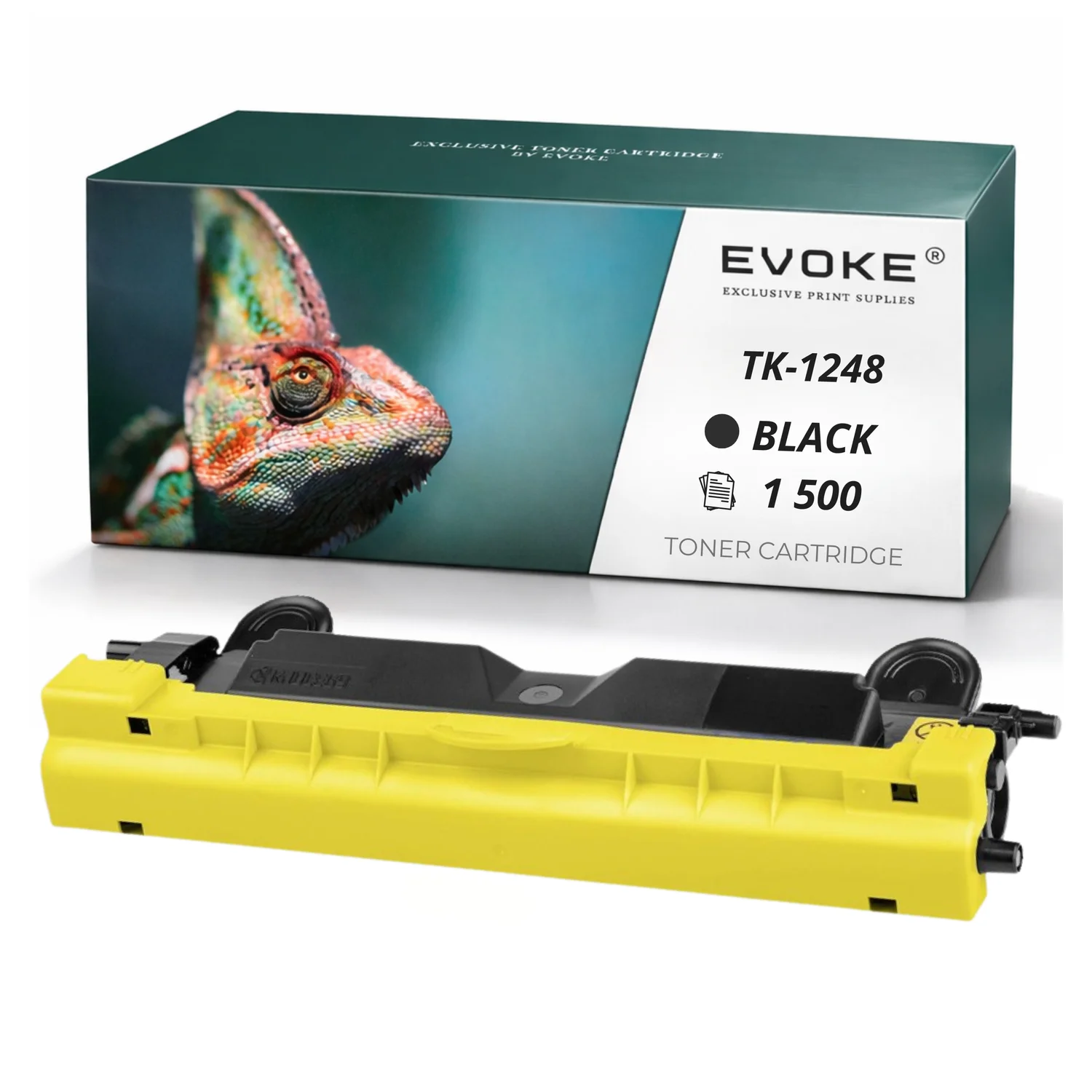 Evoke Compatibele Toner voor Kyocera Tk1248 Tk-1248 Zwart 1500 Pagina's Ma2001 Pa2001 Ma2001W Pa2001W