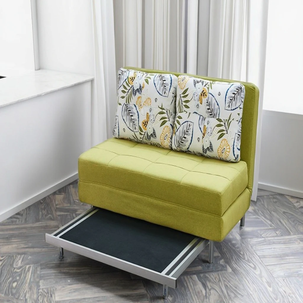Hot-selling two-person fabric sofa multi-functional adjustable retractable sofa bed living room furniture