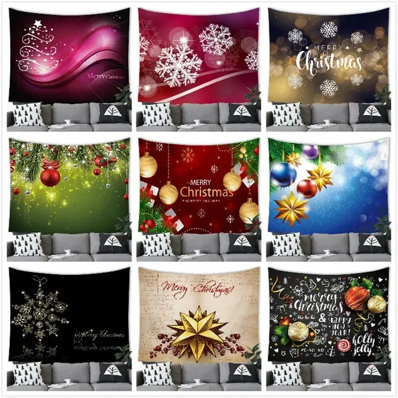 

Christmas Theme Tapestry Living Room Sofa Home Decor Christmas Gift