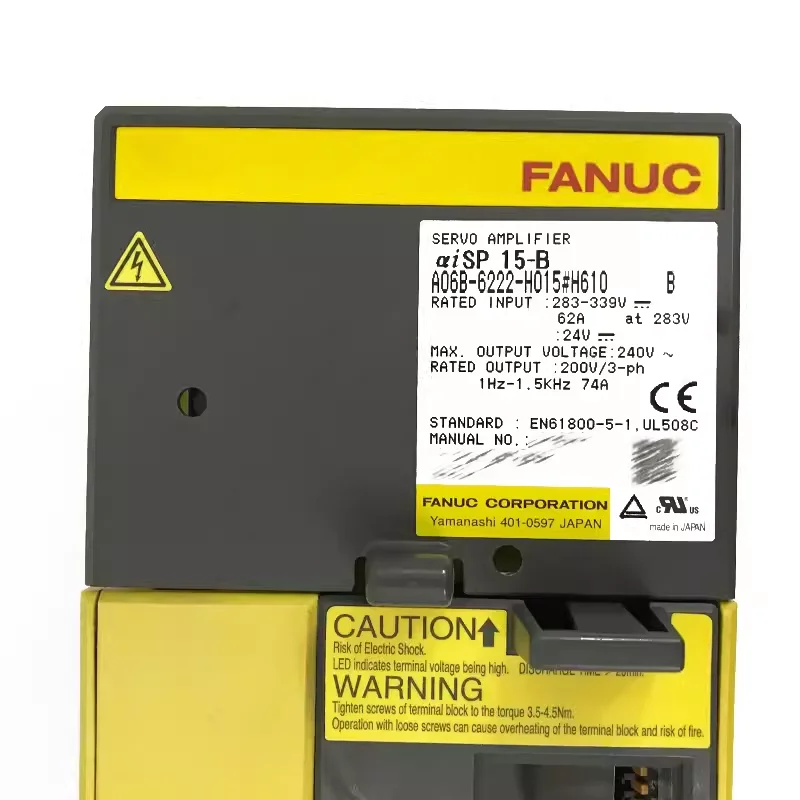 

A06B-6222-H015 New Fanuc Servo Driver IN STOCK Fast ship