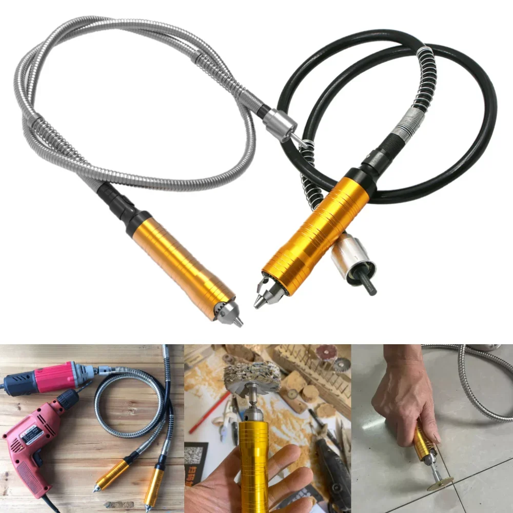 

Electric Drill Grinder Flex Shaft Roller Chuck Mini Sanding Polish Machine Rotary Tool Extension Flexible Engraving Accessories