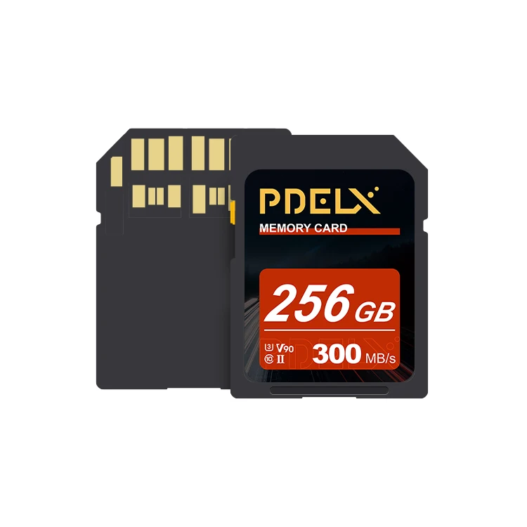 

SD4.0 V90 64GB 128GB 256GB High Performance Memory Card UHS-II U3 4K HD Fast Transmission Storage Card for Camera