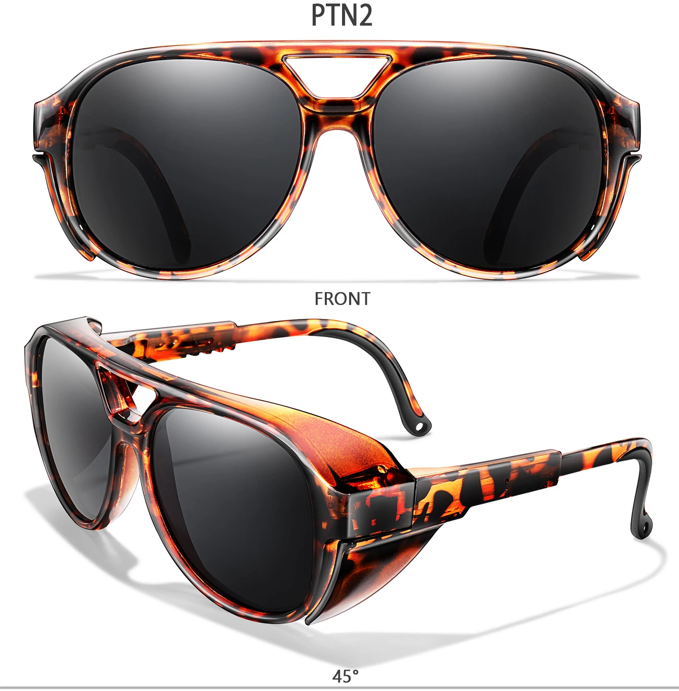 Unisex MTB-Radsport-Sonnenbrille, UV400, Punk-Stil, winddichte Schutzbrille, Outdoor-Sport, Rennrad, Camping, Brillen für Männer und Frauen – Detail 5
