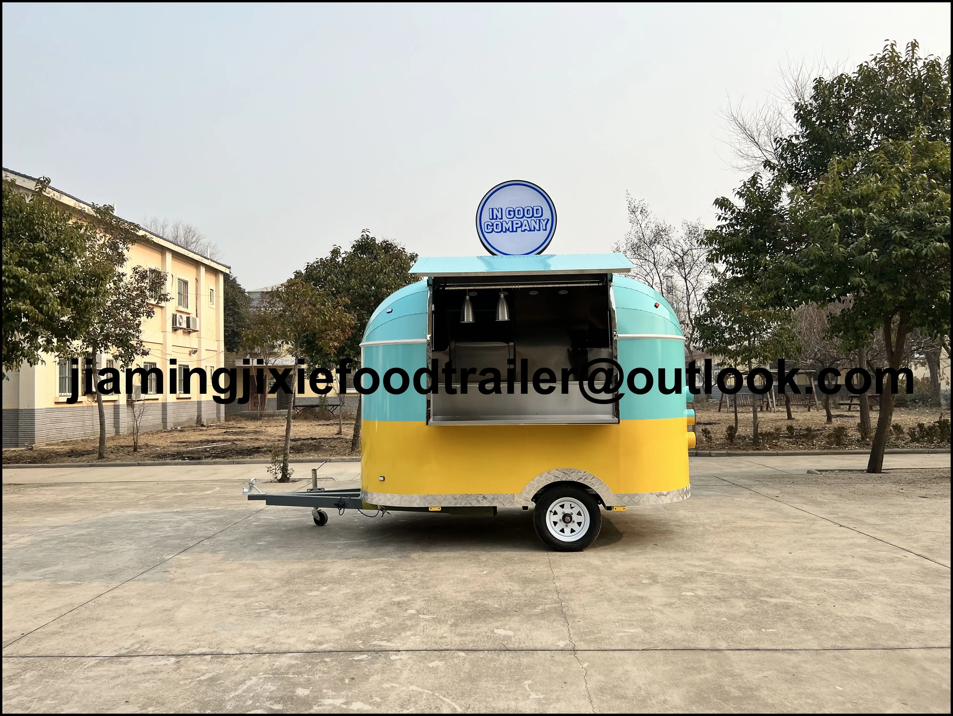 

Мобильный фудтрак-прицеп с быстрой доставкой и полной кухней для хот-догов, закусок, чипсов, кофе, мороженого, кейтеринга