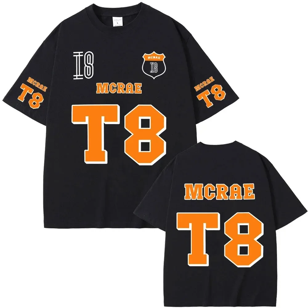 Tate mcrae t8 música novo álbum impressão gráfica camiseta das mulheres dos homens de algodão harajuku streetwear hip hop t solto casual oversized topos