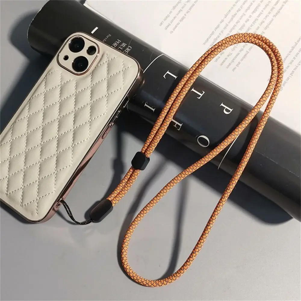 

Fluorescent Long Phone Lanyard Adjustable Neck Hanging Cell Phone Strap Hanging Cord Anti-lost Mobile Phone Chain Key Strap