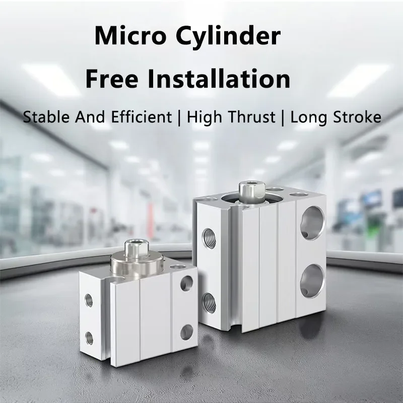 MU Miniature Cylinder Female Thread Free Installation Cylinder Bore Size 6/8/10/12/16/20 Multiple models to choose from