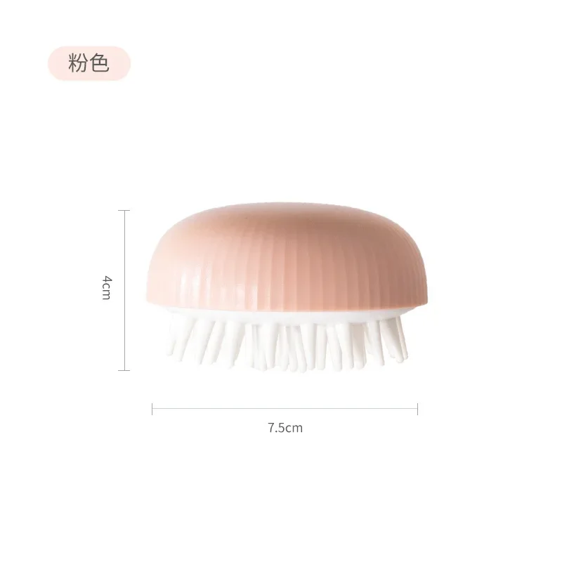 Escova corporal para lavagem de cabelo, pente para banho, spa, chuveiro, escova de massagem, shampoo, cabeça, couro cabeludo, massagem de silicone