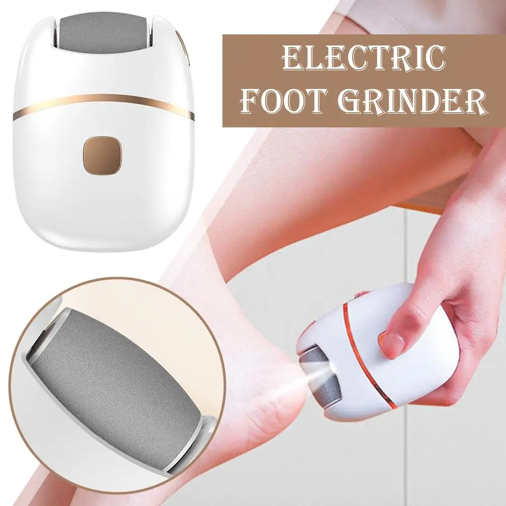 الكهربائية ملف القدم آلة باديكير الكالس مزيل كعب متصدع العناية بالبشرة الملمع مقشر القدم الميت قابلة للشحن طاحونة I5V0 #3