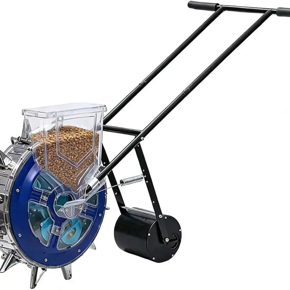 

Hand-Crank 5-Hole Garden Seeder for Accurate Soybean, Peanut, and Cotton Seeding
