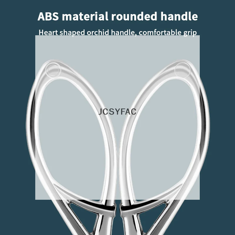 Hair Scissors Mini Stainless Steel+ABS Round Head Beauty Trimmer Nose Hair Trimmer Portable Ergonomics Nose Hair Cutter Nose