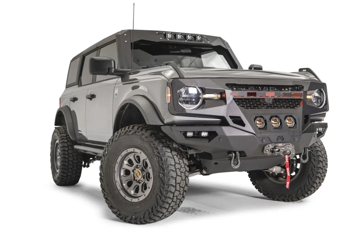 For Gobison 4x4 Auto Accessories Front Bumper Grill Grumper Front & Rear Flares ViCowl for Bronco