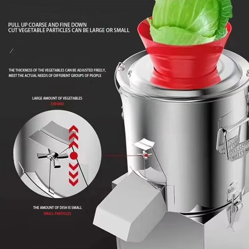 Electric Vegetable Cutter Multifunctional Commercial Vegetable Crusher For Farm Breeding Chicken Feeding Household Kitchen Use