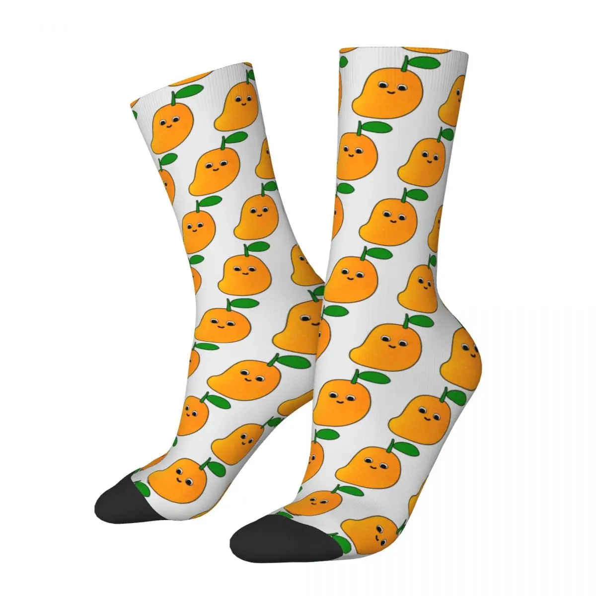 

Happy Mango Socks Harajuku High Quality Stockings All Season Long Socks Accessories for Unisex Birthday Present