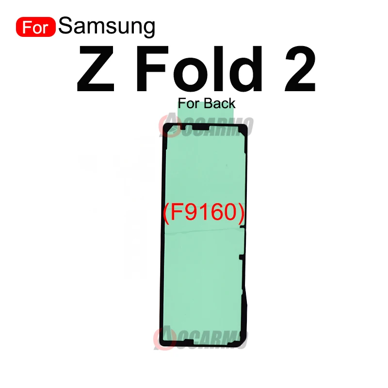 LCD Front Adhesive For Samsung Galaxy Fold 1 F9000 / Z Fold2 F9160 Fold3 Back Cover Waterproof Sticker Glue Replacement Parts