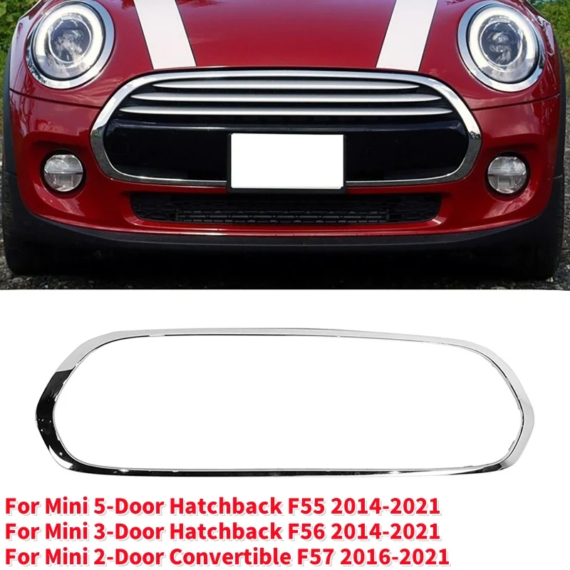 

1Pcs Car Front Bumper Grille Surround Cover Trims For Mini 5-Door Hatchback F55/F56 14-21/For Mini 2-Door Convertible F57 16-21