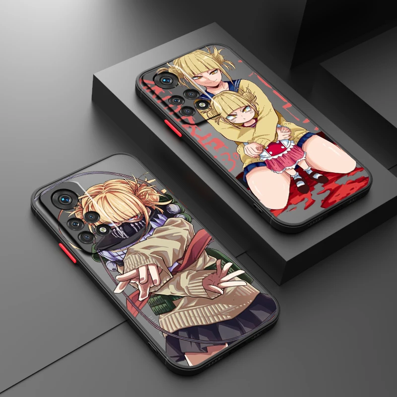 H-Himiko T-Toga Cartoon Cool Frosted Translucent For Redmi 8 8A 9A 9C 9AT 9 9T 10X 10A 10C 10 11A 12C 12 13C 5G Funda