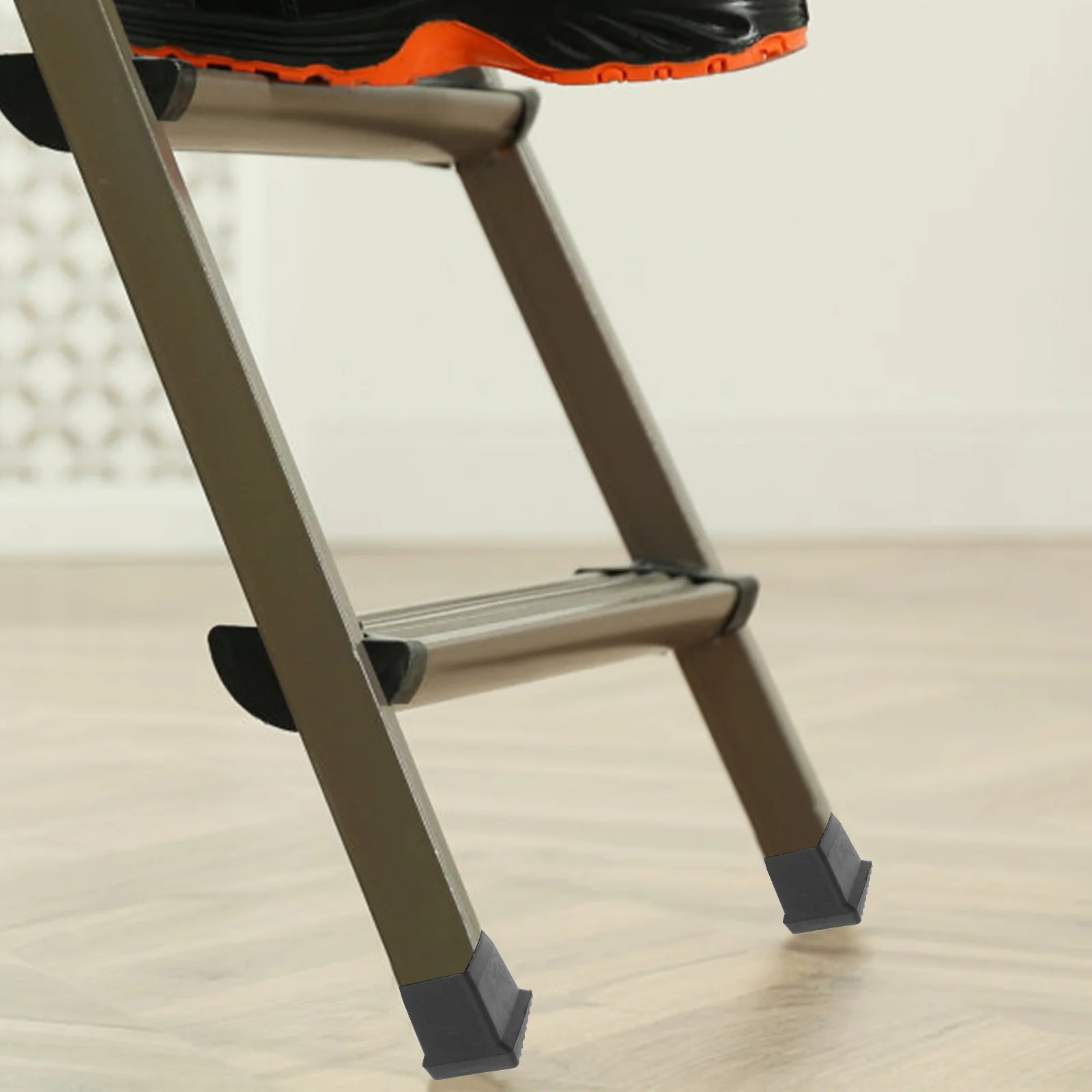 

2Pcs Ladder Leg Rubber Pad Non-Slip Protective Covers for Folding Extension Ladders Enhanced Grip and Durability