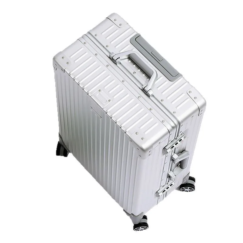 

All aluminum magnesium alloy suitcase 20 inch trolley case universal wheel 24 password boarding bag