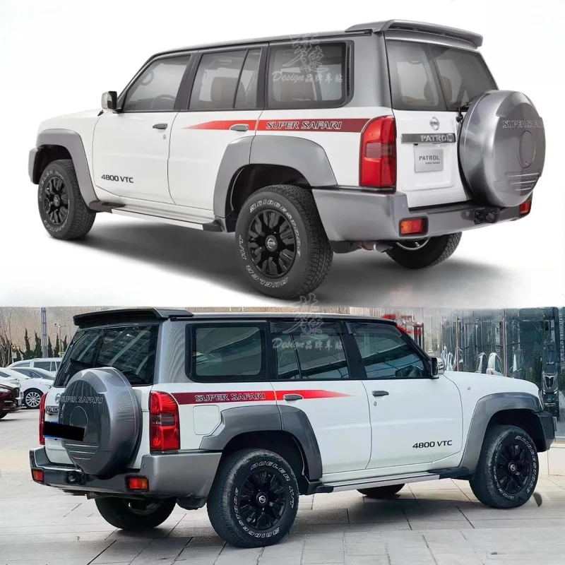 Car Vinyl sticker FOR Nissan Patrol Y61 SUPER SAFARI body exterior decoration personalized custom sports decal accessories