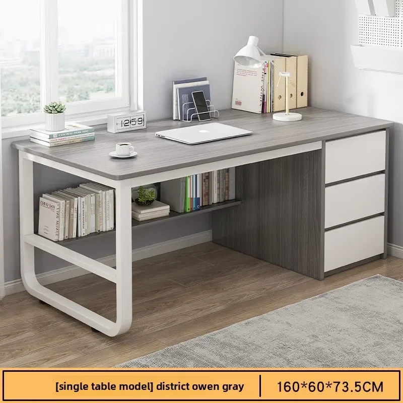 New model Desk student small apartment bedroom simple with drawers writing desk study desktop office computer desk